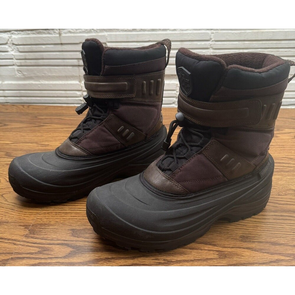 ICE FIELDS Andes Boots Waterproof Insulated Mens 10 Leather‎ Upper